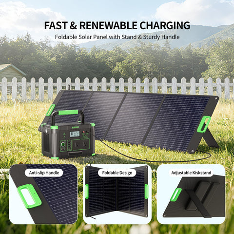 GRECELL 200W panel showing IP65 durability against weather