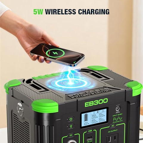 GRECELL 300W USB A QC ports support multiple devices