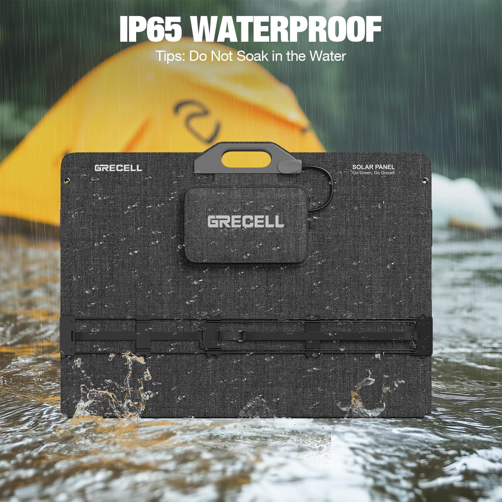 GRECELL 350W supports series and parallel connections with Y-cable.