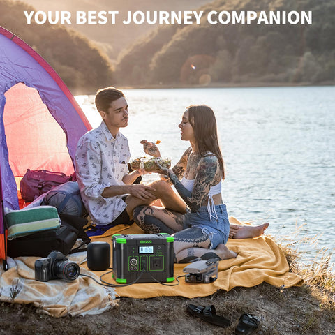 GRECELL EB300 solar recharging supports off-grid adventures.