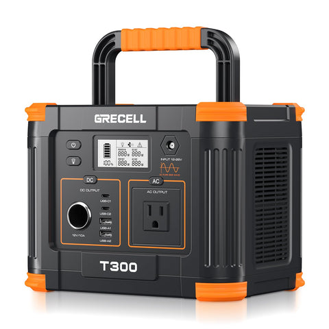 GRECELL portable power station compact design for on-the-go charging.