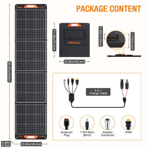 GRECELL UB200 in a camper van setup demonstrates practical off-grid charging scenario