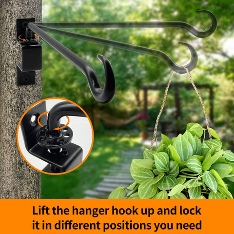 Greemov outdoor garden decor hangers enhancing balcony and garden aesthetics.
