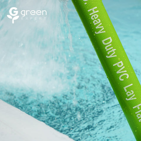 Green Expert chemical-resistant vinyl hose for durable pump setup