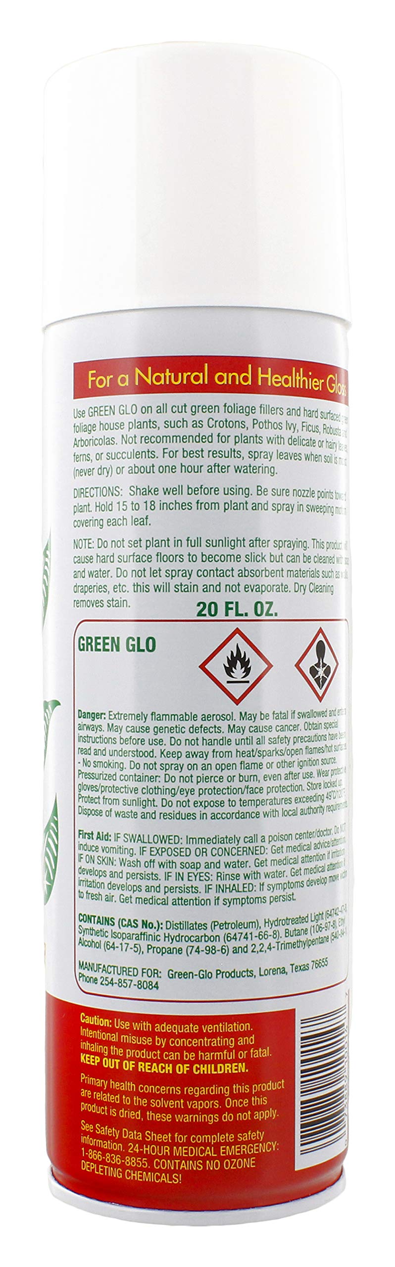 Green Glo Plant Polish removes water spots for a pristine bouquet look.