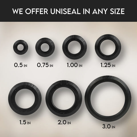 Green Goods Uniseal withstands heat and cold for durable bulkhead fittings.