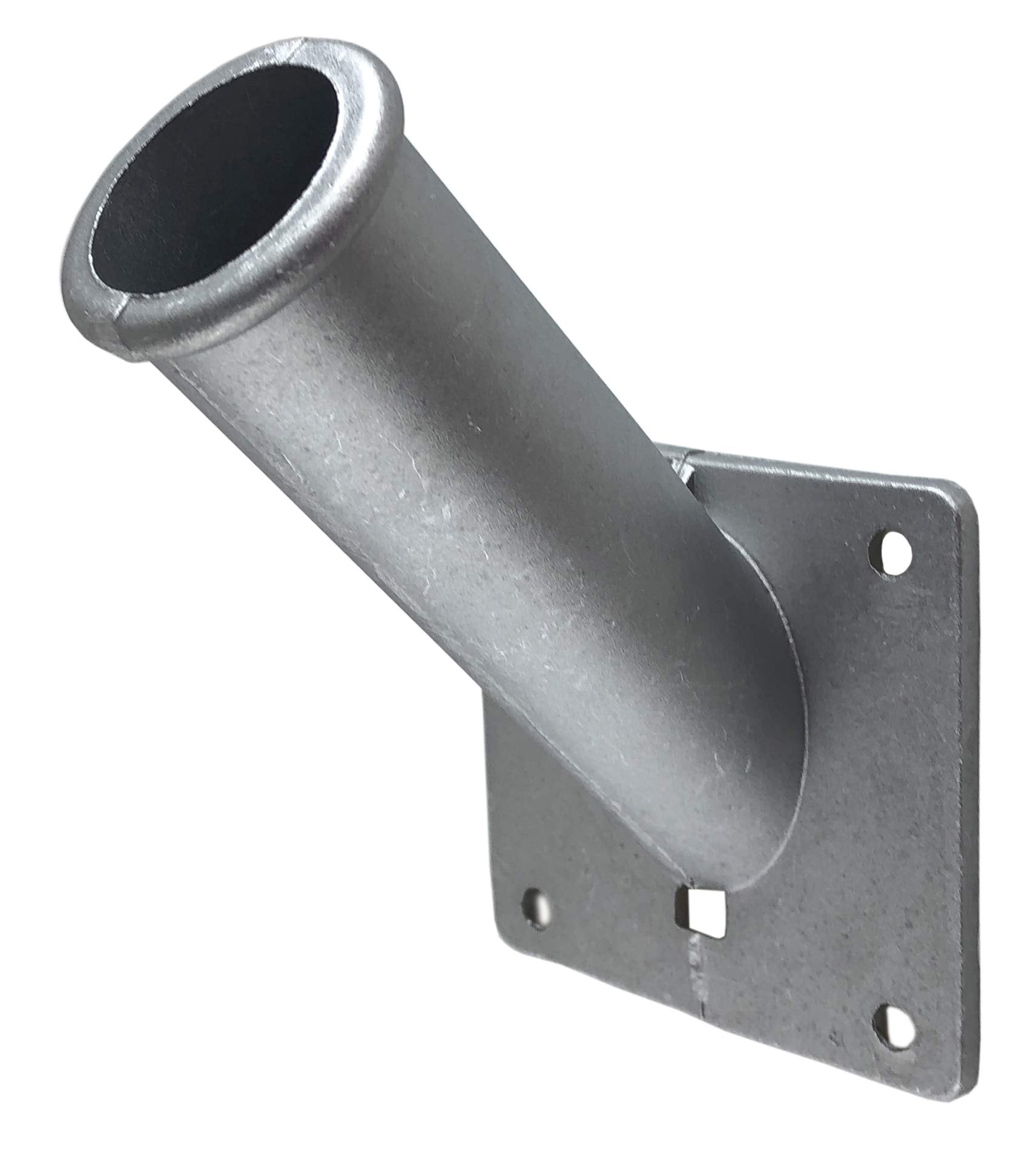 Green Grove aluminum flag bracket with 45-degree angle for secure flag display.