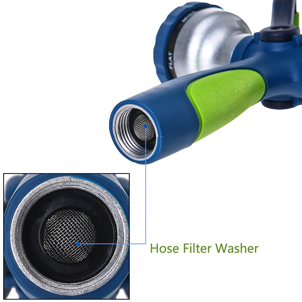 GREEN MOUNT nozzle fits standard hoses for seamless upgrades