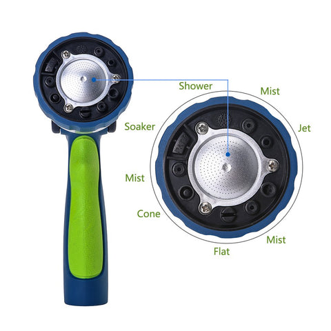 GREEN MOUNT new patent spray patterns three mist jets with mesh shower for delicate plants