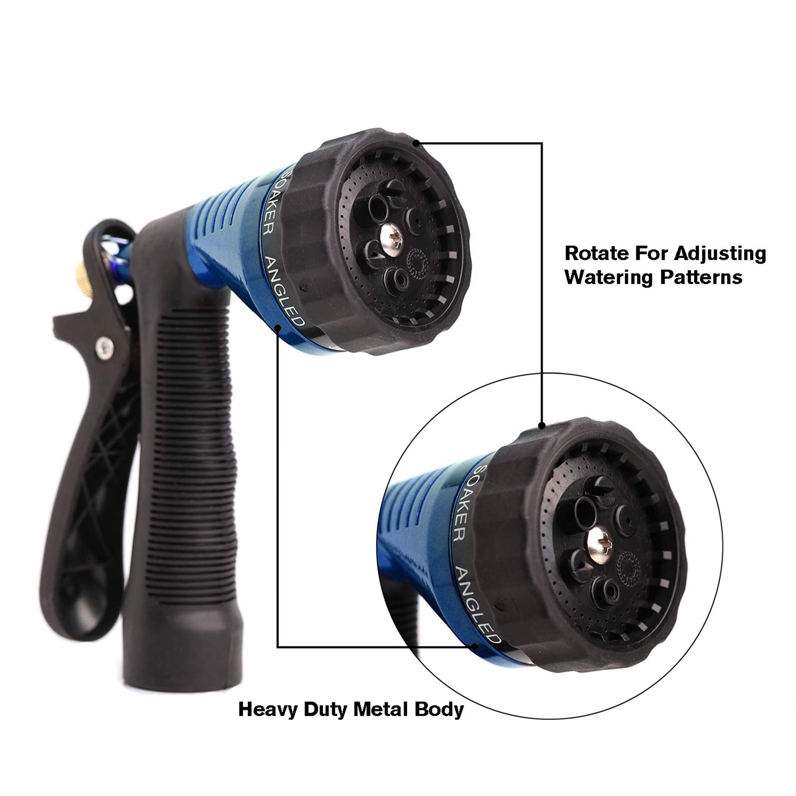 GREEN MOUNT integrated trigger lock keeps water flowing without hand strain