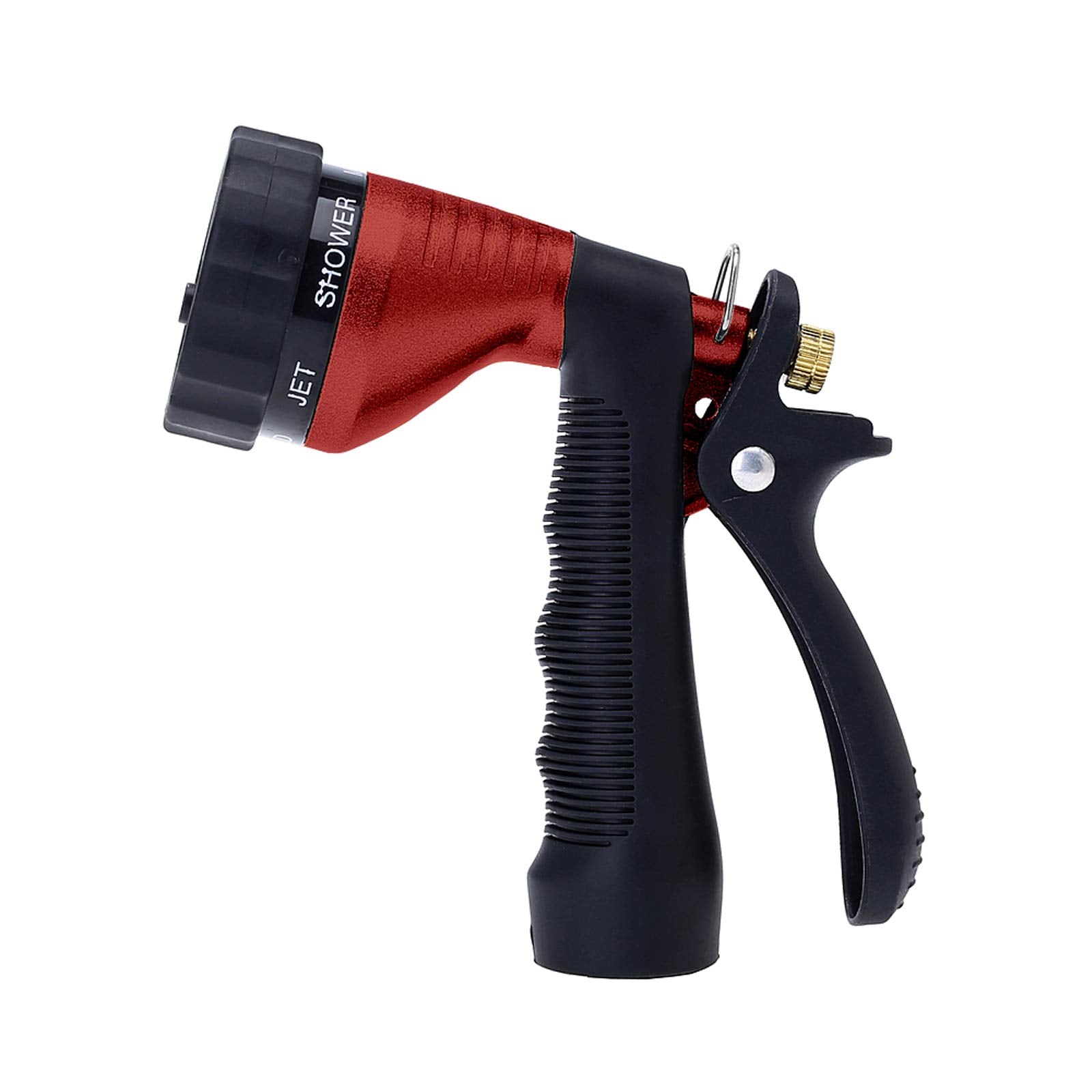 GREEN MOUNT nozzle with adjustable spray patterns for versatile watering and cleaning.