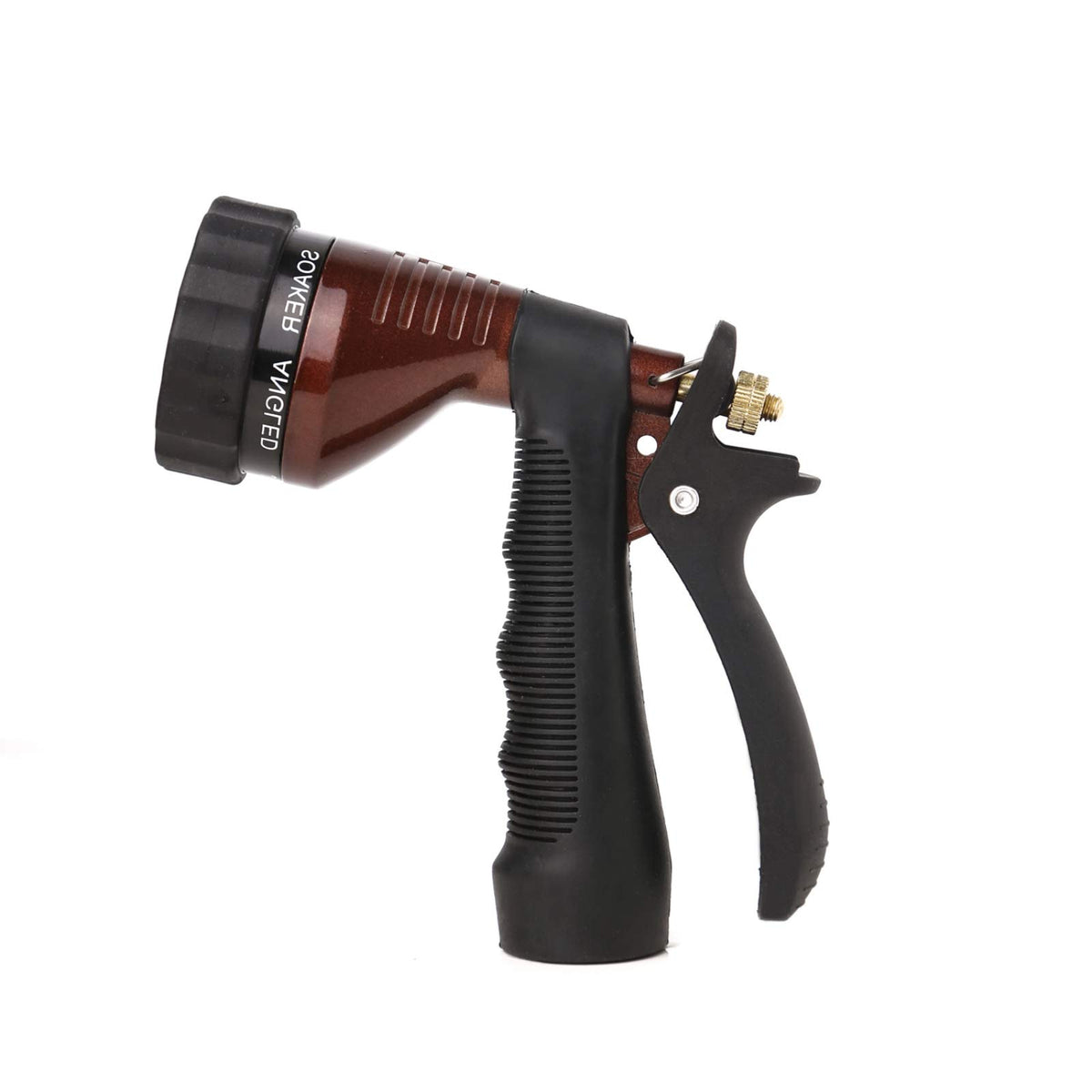 GREEN MOUNT water hose nozzle with adjustable sprays for gentle plant watering.