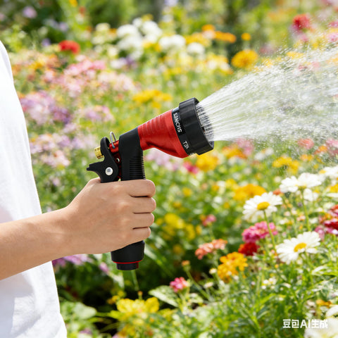 GREEN MOUNT durable zinc alloy nozzle ready for tough outdoor tasks.