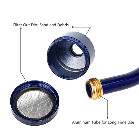 Lightweight aluminum construction keeps Green MOUNT wand easy to handle