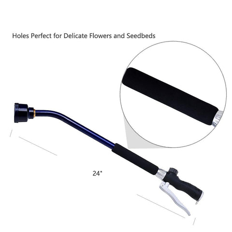 Ideal for baskets and beds with Green MOUNT watering wand