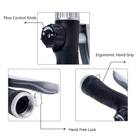 Rubber protected tube reduces wear during watering with Green MOUNT wand