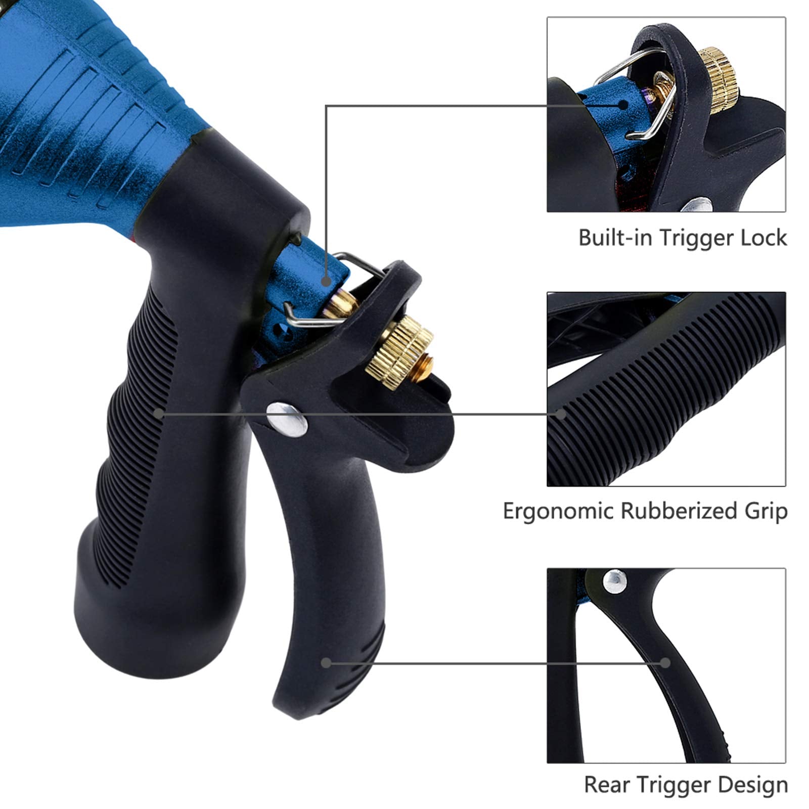 GREEN MOUNT zinc-alloy construction delivers robust durability for everyday yard tasks