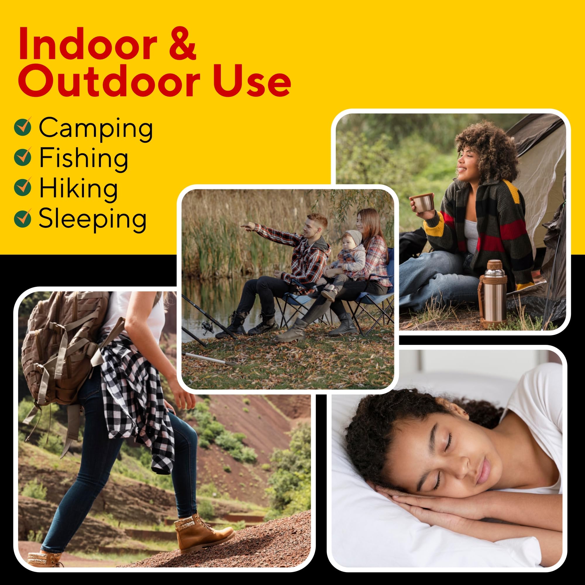 Kitchen or living area featuring Greenbase mosquito repellent pouch