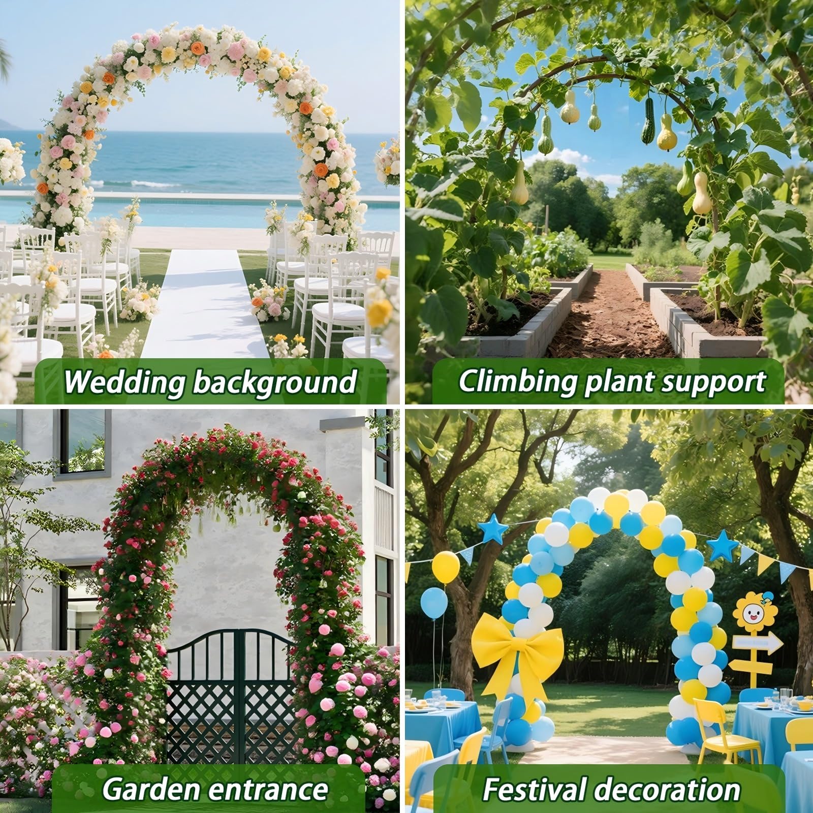 GreenGiggle climbing plant support guides vines toward sunlit growth