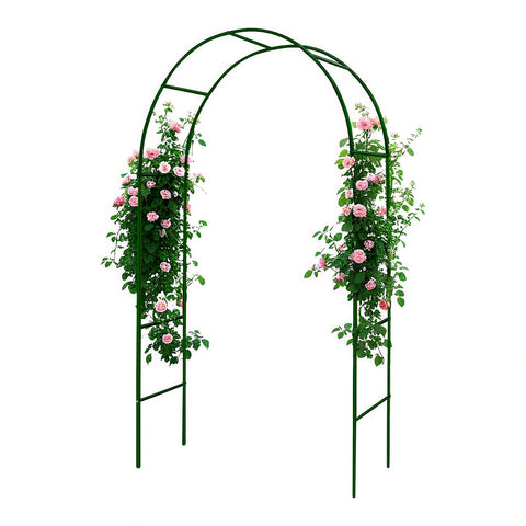 GreenGiggle garden arch adjustable forms for climbing plants, creates versatile garden entrances