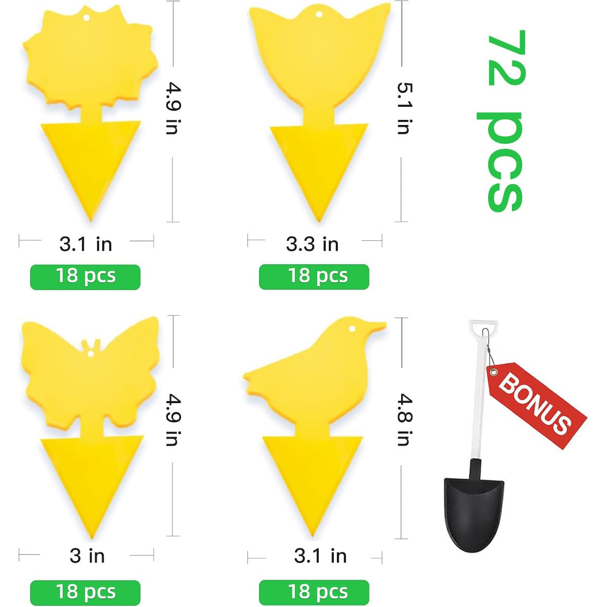 Greenkeeper butterfly-design sticky trap guards plants against pests