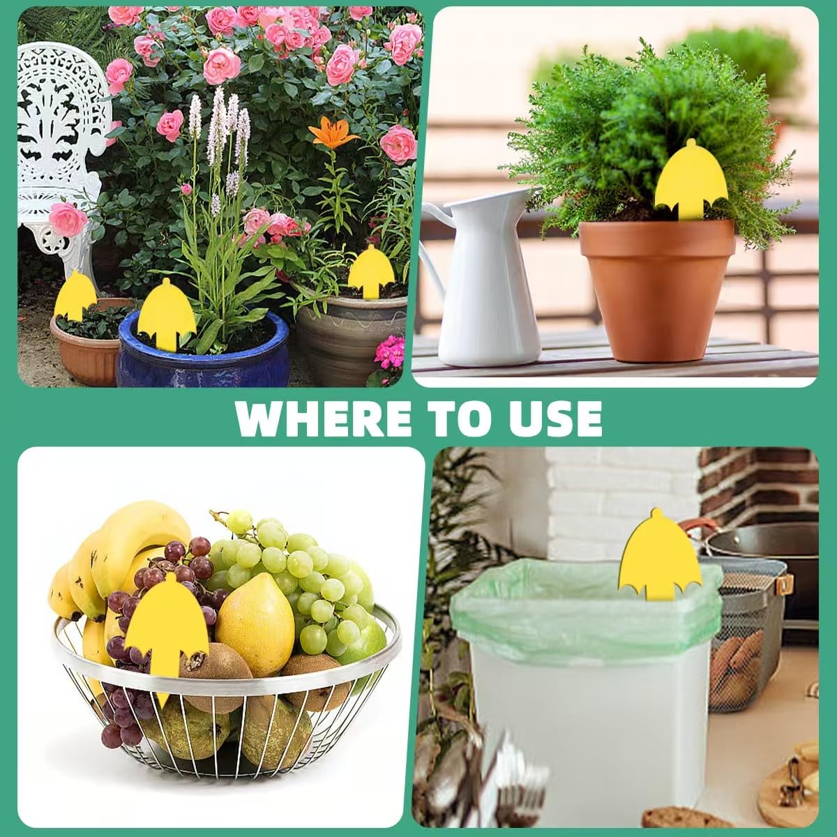 Greenkeeper Ver 2.0 yellow gnat traps safe for kids and pets in homes