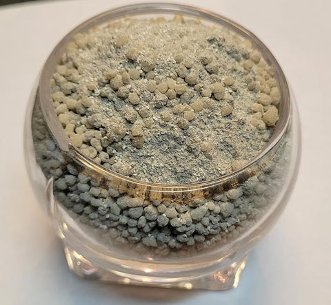 Greenleaf Nutrients Mega Crop solution diluted in water for feeding