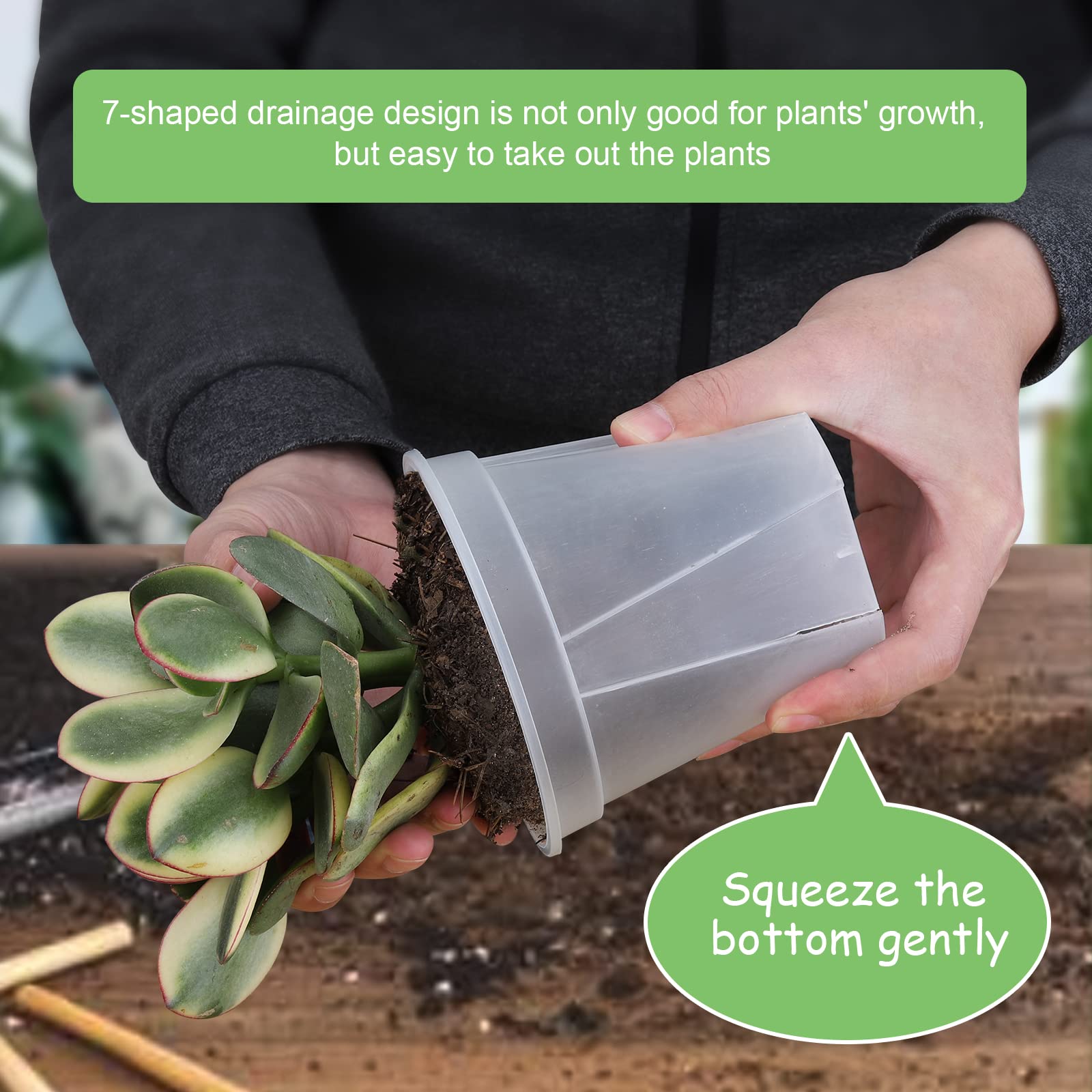 GREENPARA sturdy PP material close-up for durability