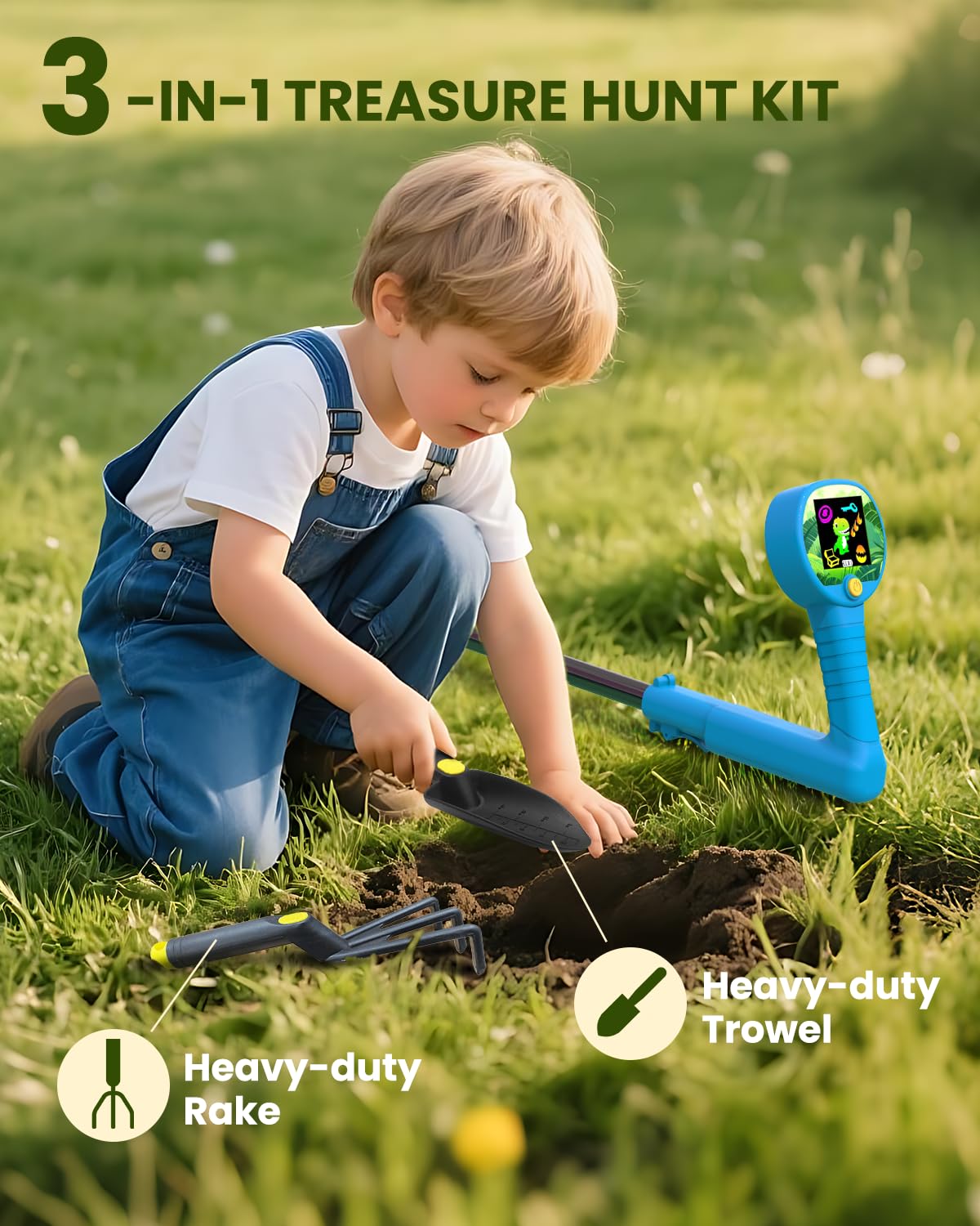 Ideal for park, beach, or camping treasure hunts with friends.