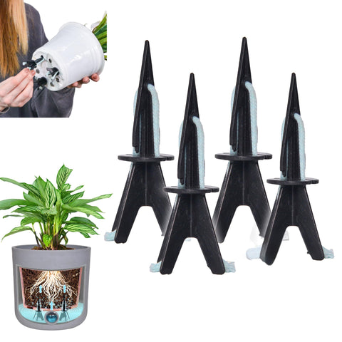 GreenShip 4-Pack self-watering spikes ready for easy DIY irrigation setup