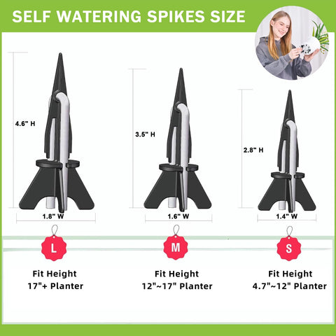 GreenShip self-watering system in action for indoor and outdoor plants
