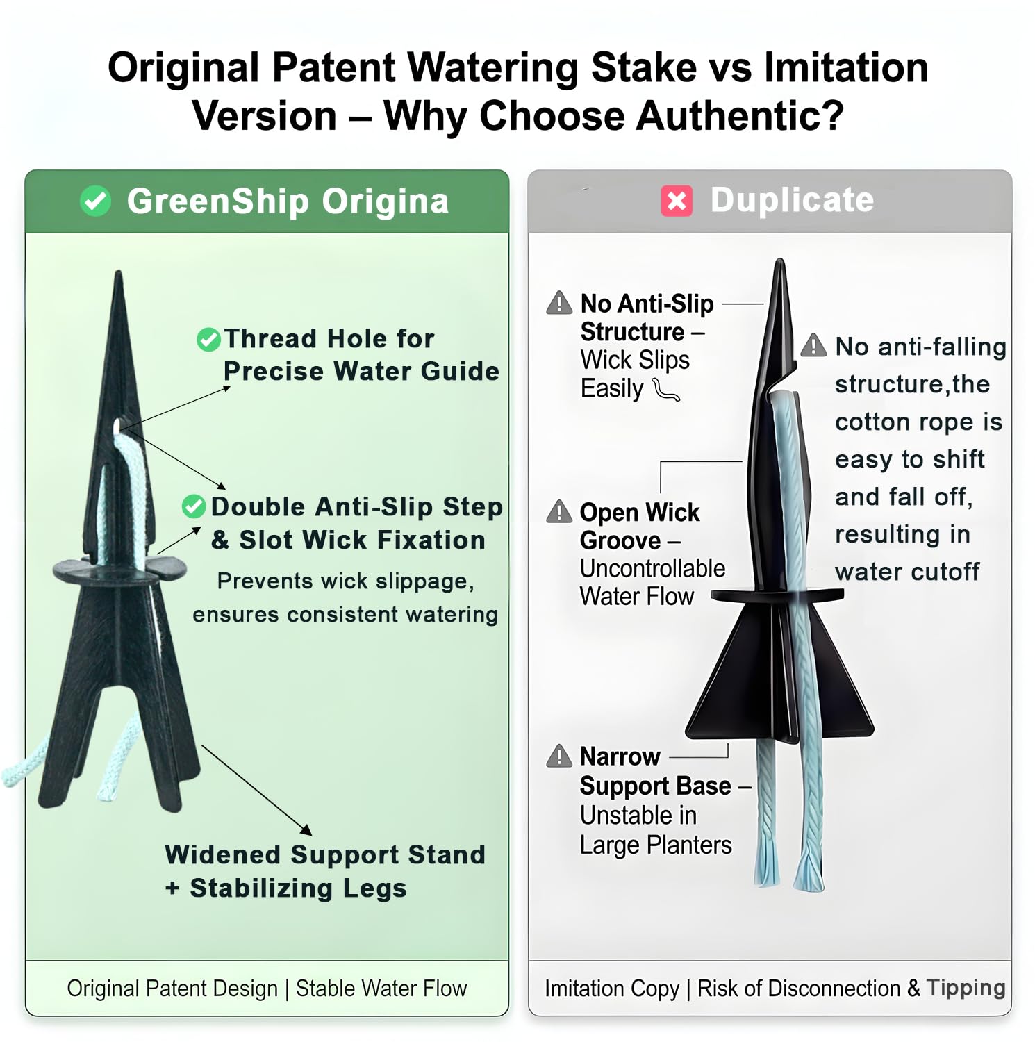 GreenShip long lasting hydration system for days or weeks between refills