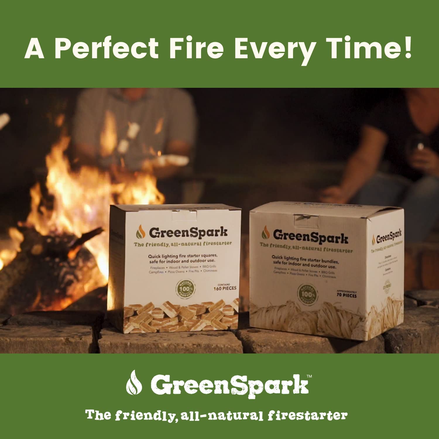 GreenSpark pizza oven use shows versatile ignition for wood fired cooking.