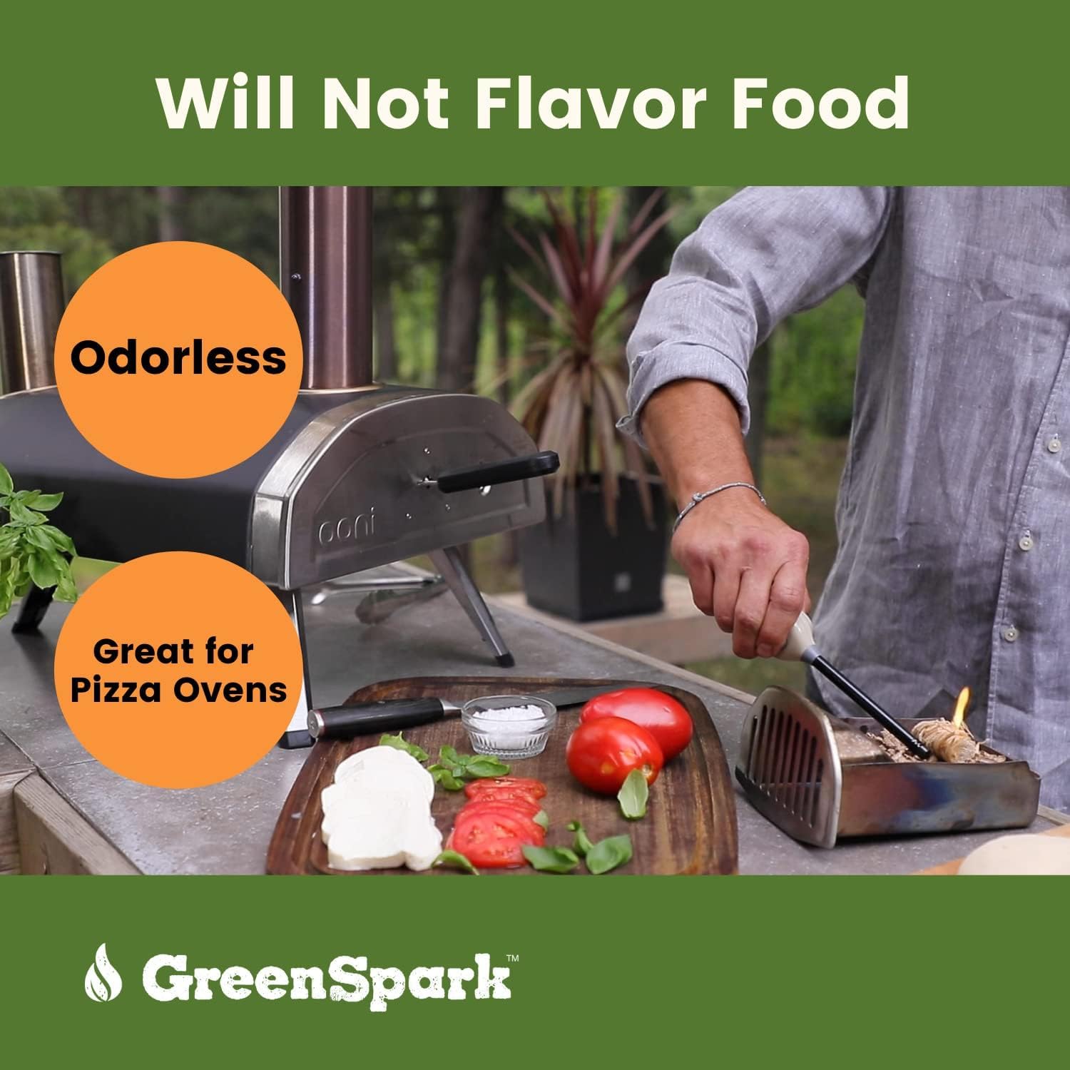 GreenSpark fire starters waterproof/moisture resistant design supports year round outdoor use.