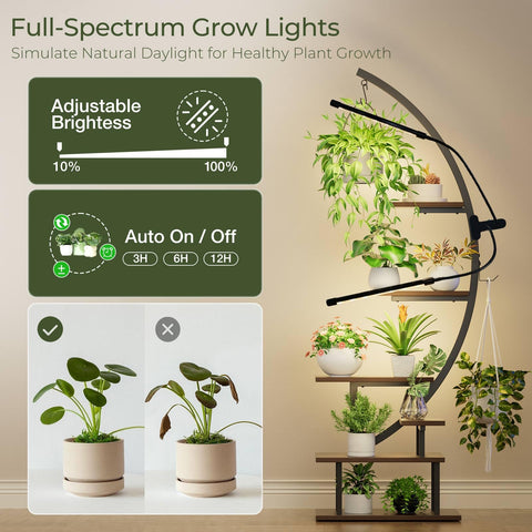 Greenstell sturdy metal-frame with 20x30 mm tubes supports heavy pots.