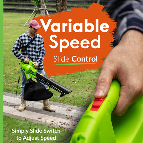 GreenSweep lightweight design enables comfortable, versatile yard work.