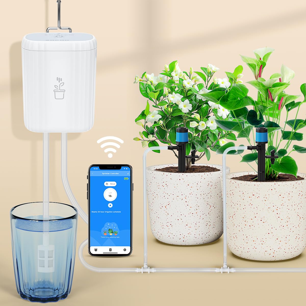 GreenVation 10-zone wifi sprinkler timer enabling precise outdoor watering control.