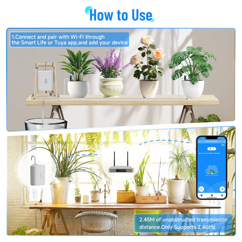 GreenVation adjustable drippers for customizable plant hydration.