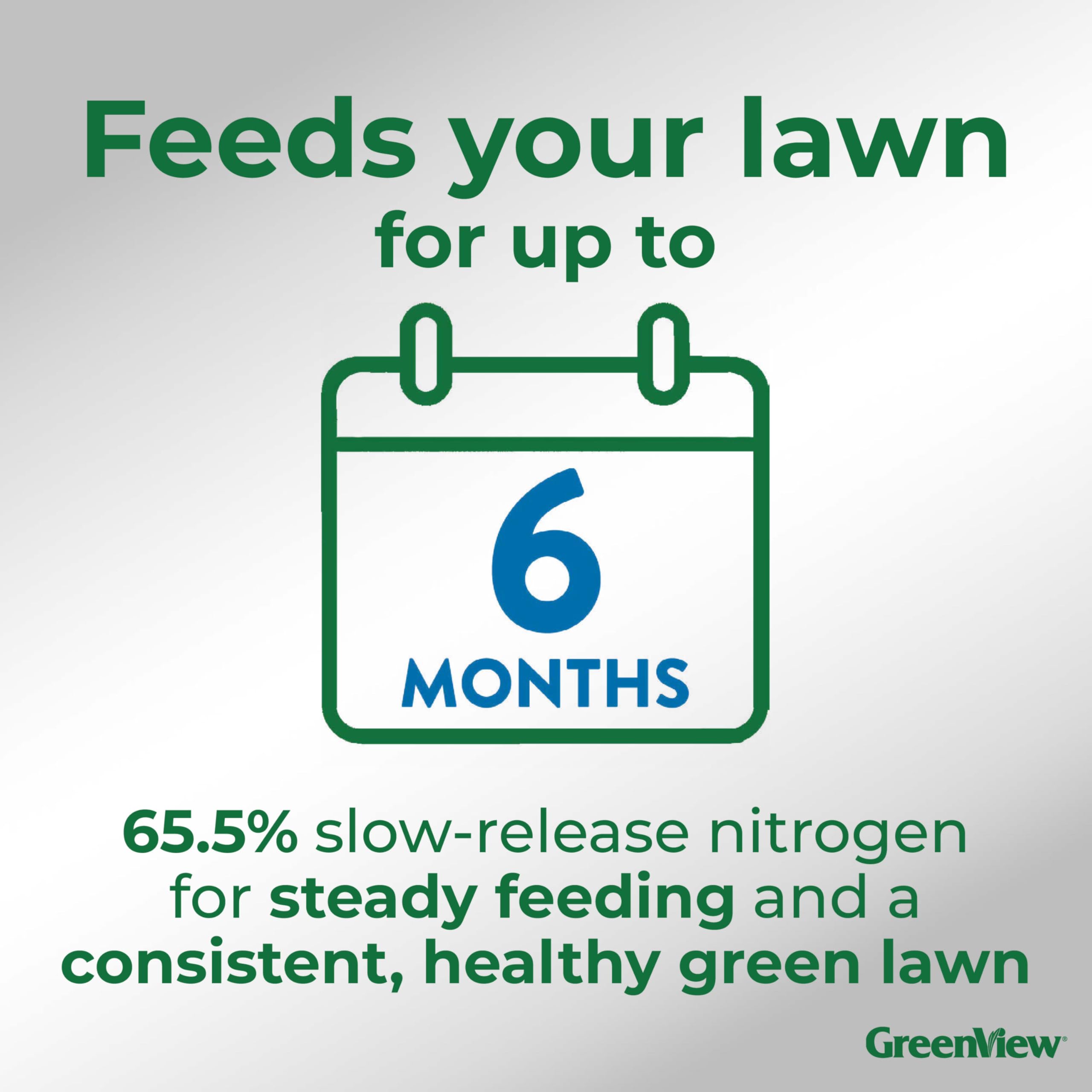 GreenView fast green-up delivers early lawn color.