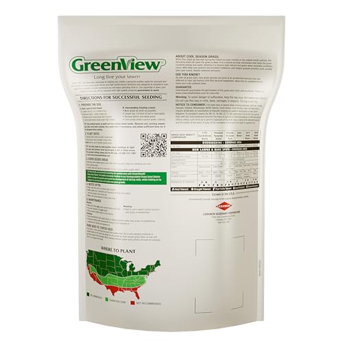 GreenView Pure Grass Seed spread image illustrating even sowing for germination