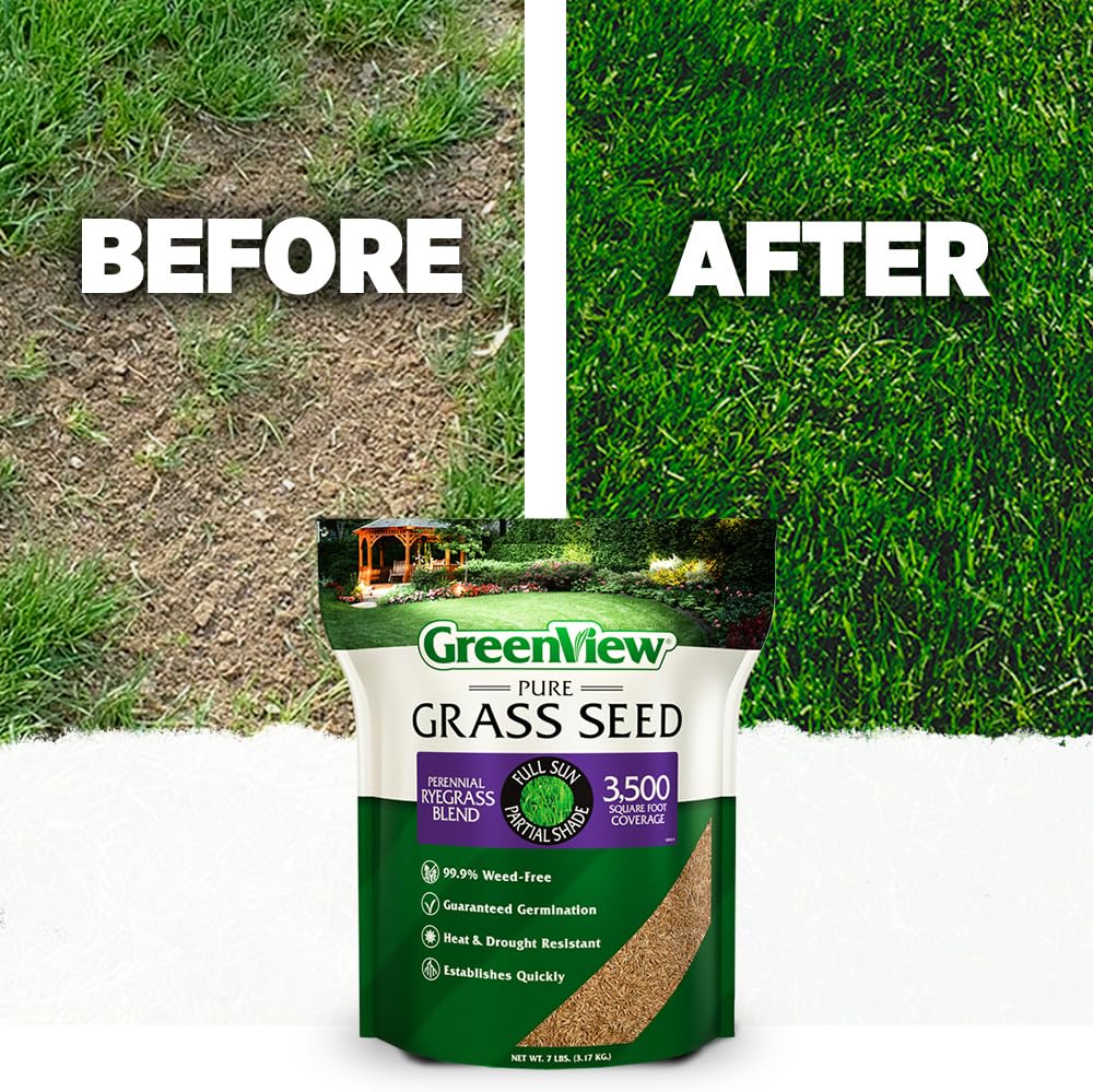 GreenView Pure Grass Seed performing well in diverse soil types