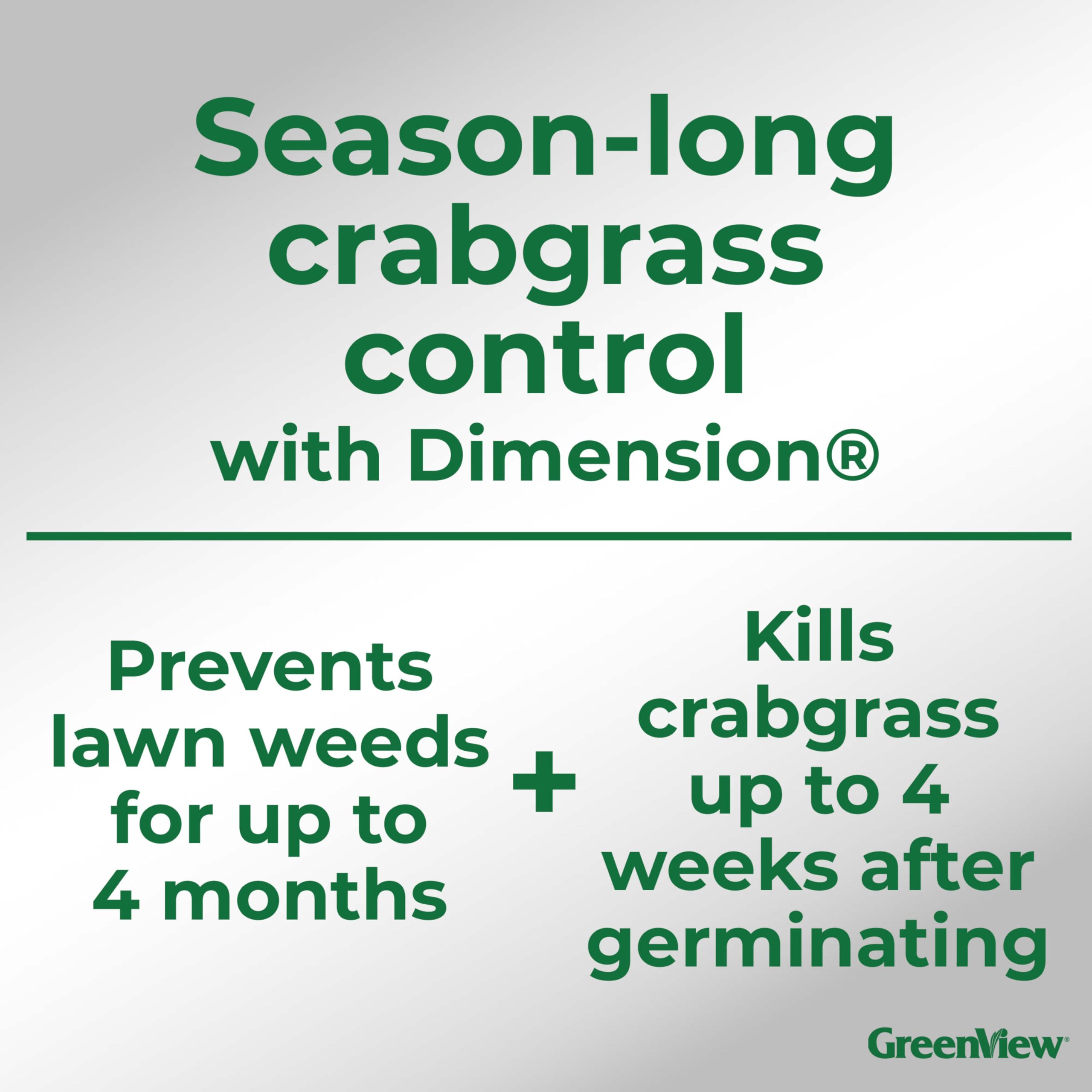 GreenView slow-release nitrogen (65%) supports steady spring growth.