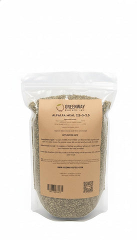 Greenway Biotech alfalfa meal for rose bushes promotes steady growth and richer blooms.