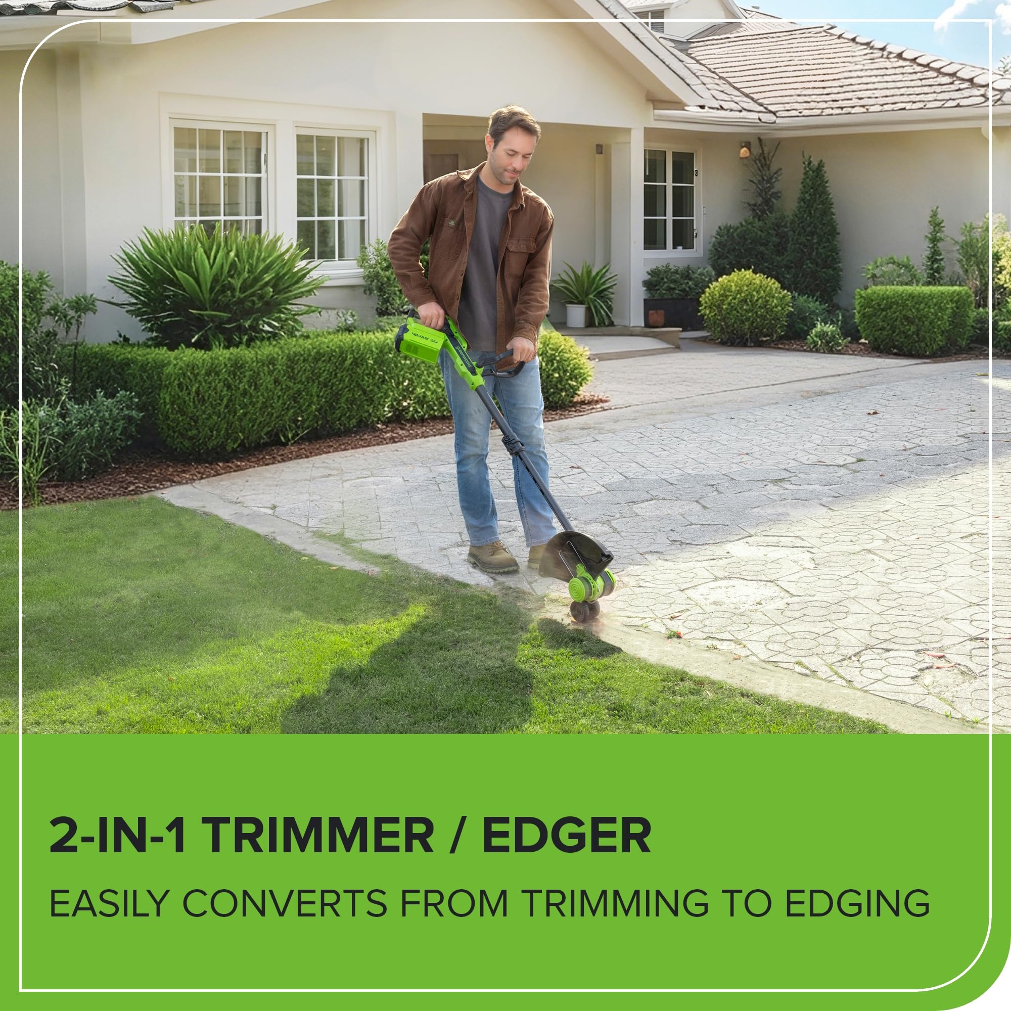 Greenworks 20 blades replacement kit for durable, easy maintenance.