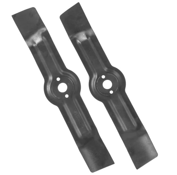 Greenworks 25-inch replacement blade close-up shows precise cutting performance