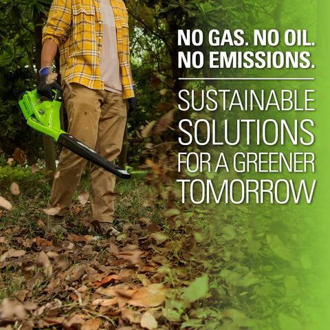 Greenworks 40V compatibility with the 40V Li-Ion System for longer run times