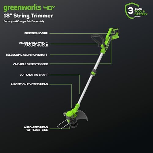 Greenworks 350 CFM blower in action for fast debris cleanup.