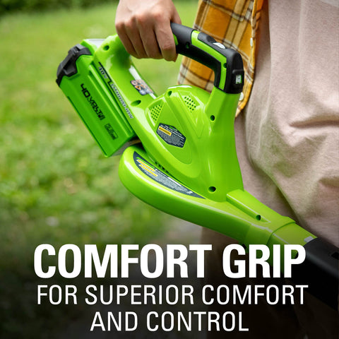 Greenworks 40V lightweight design reduces user fatigue