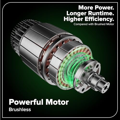 Greenworks 505 CFM cyclonic airflow clears dry and wet leaves effectively.