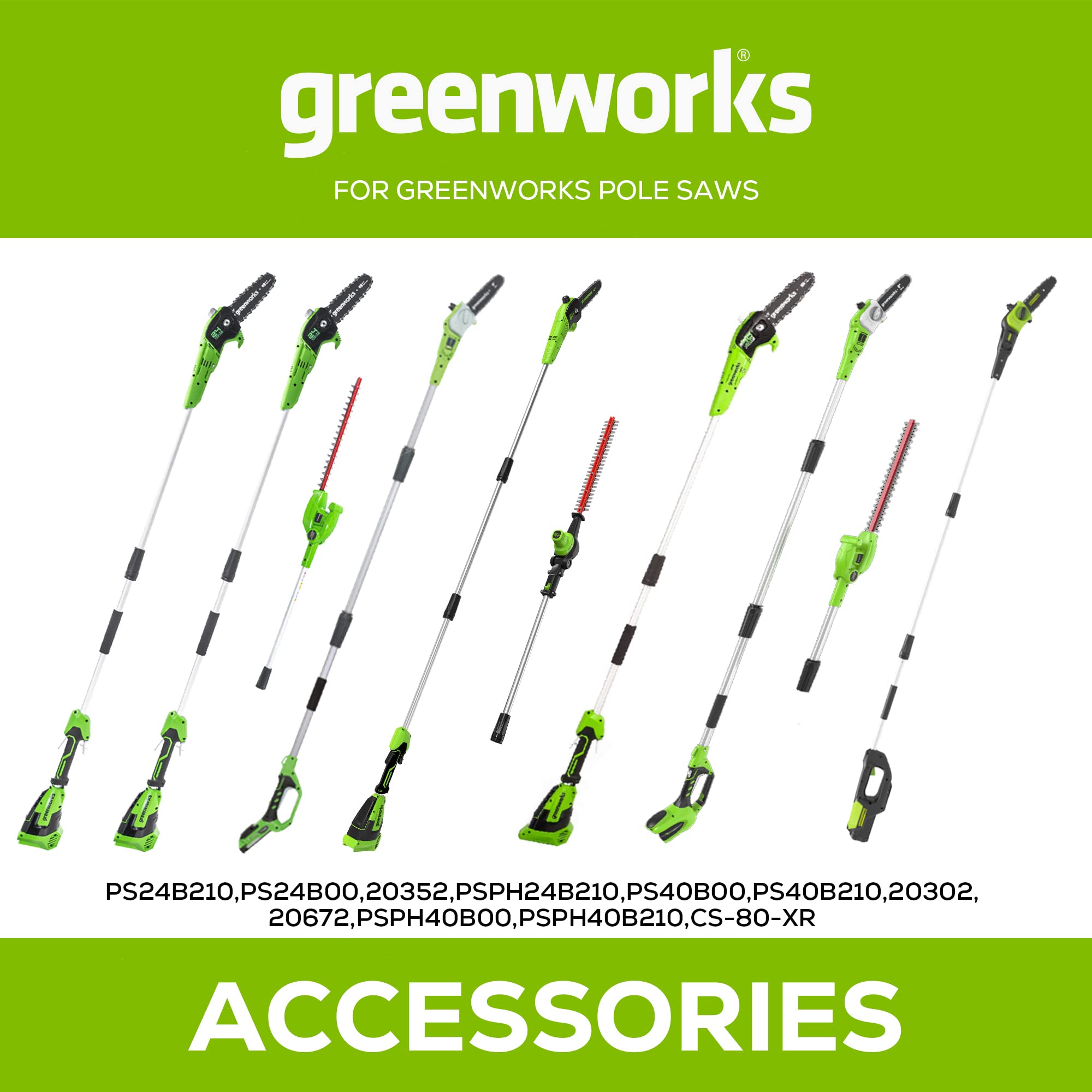 Greenworks 8 inch replacement chain ideal for lawn care and tree trimming tasks